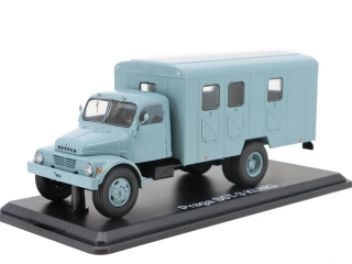 Praga S5T skříň modrá 1:43 SSM