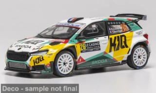 Škoda Fabia Rally2 no.26, Camilli, Rallye Monte Carlo 2026 1:43 IXO