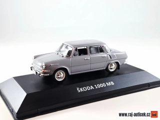 Škoda 1000 MB šedá 1:43 DeAgostini časopis s modelem