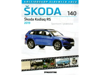 Škoda Kodiaq RS 1:43 DeAgostini Kaleidoskop slavných vozů časopis s modelem